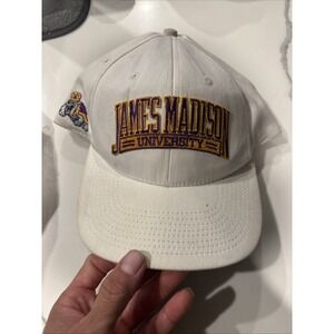 university square hat Vintage Made In USA Dukes James Madison University